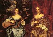 Sir Peter Lely Two Ladies of the Lake Family Spain oil painting artist